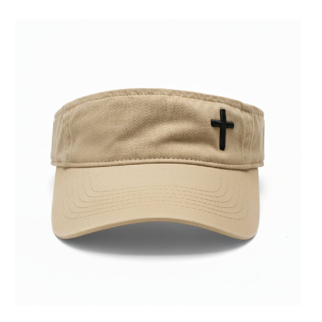 Cross - Christian Visor (Stone)