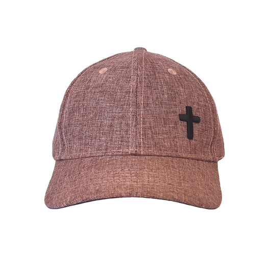 Cross - Christian Cap (Dusty Pink)