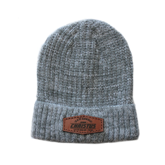 Ek is tot alles in staat- Christian Beanie (Grey Melange)