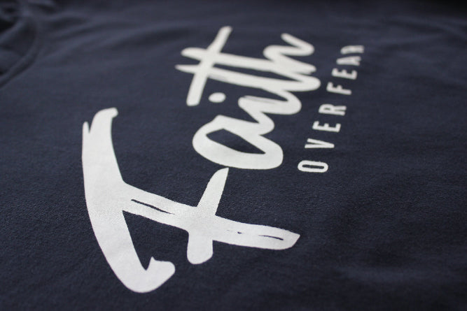 Faith over fear- Christian-Navy-Hoodie-South-Africa-ITG-Clothing