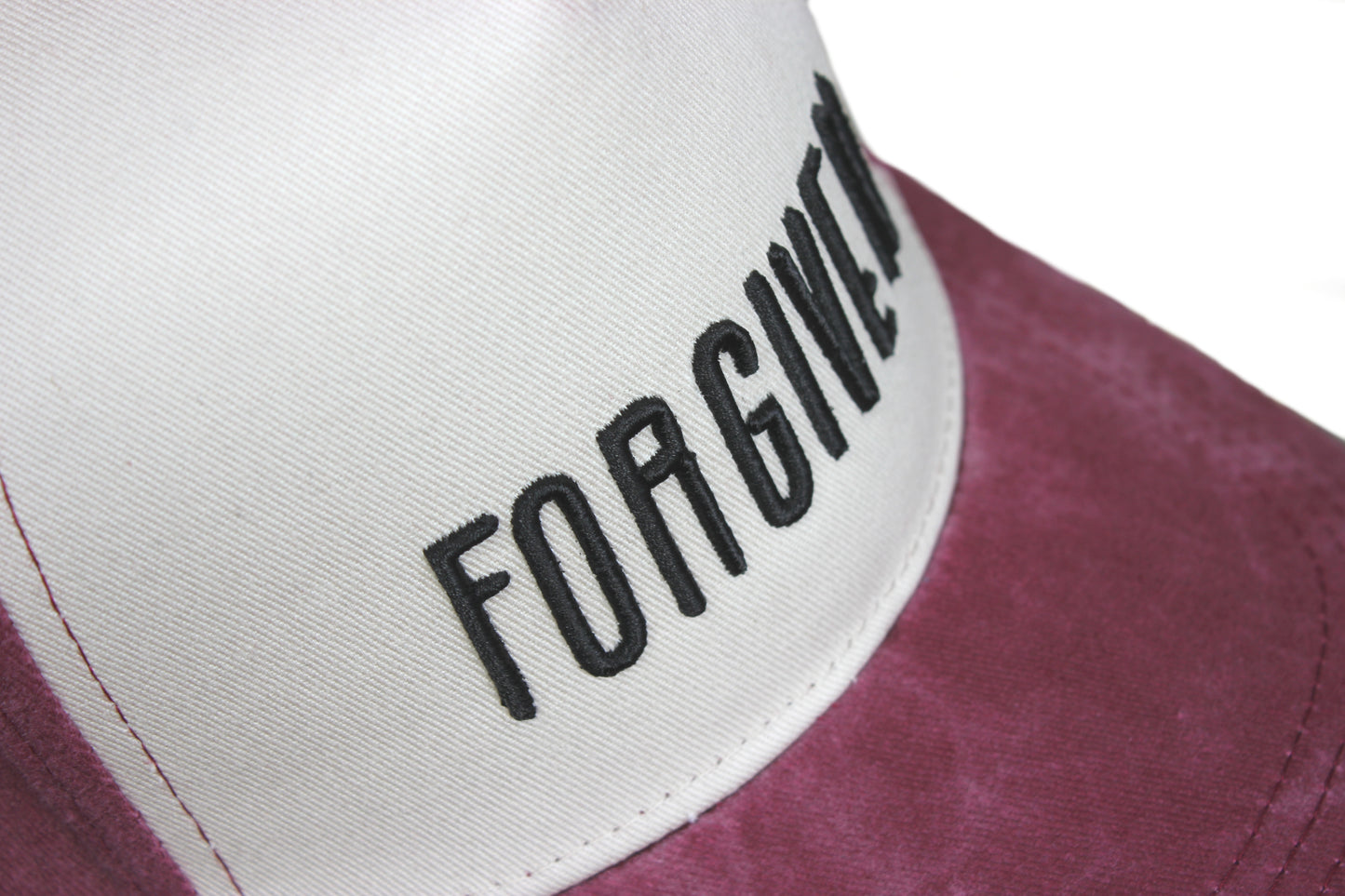 Forgiven - Christian Cap - (Burgundy)