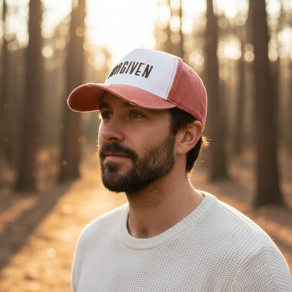 Forgiven -  Christian Cap (Rust &Stone)