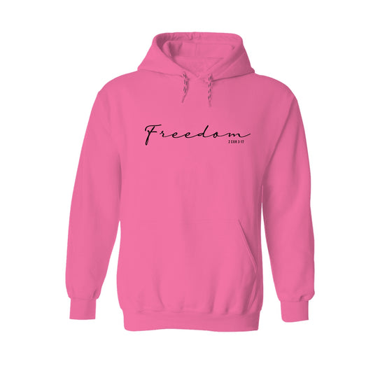 Freedom - Christian Hoodie (Dark Pink)