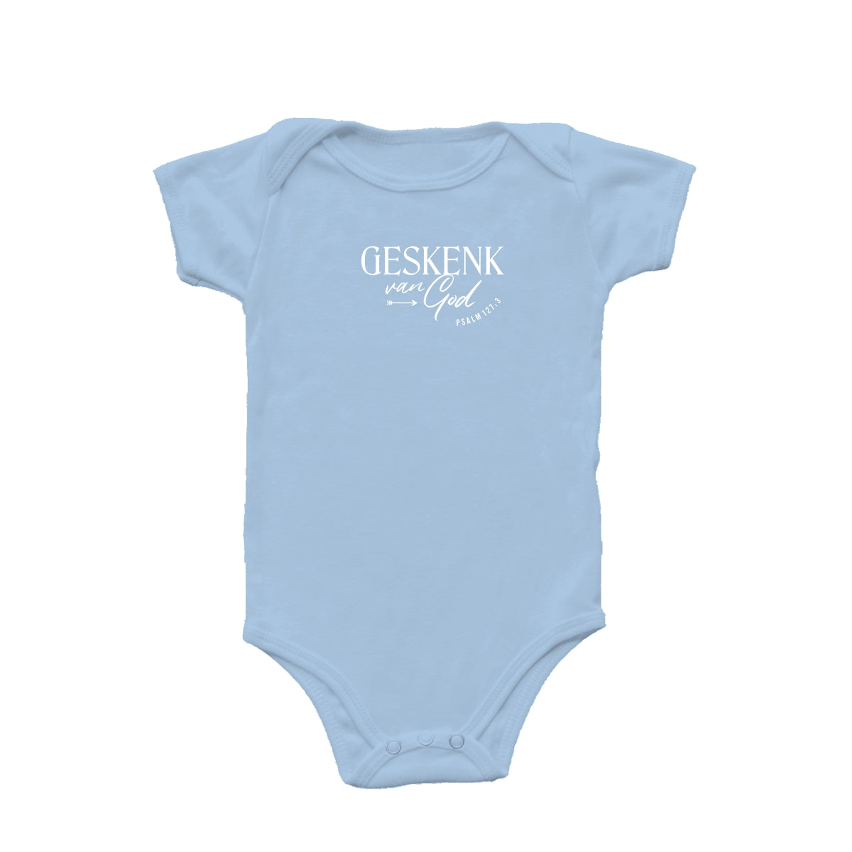 Geskenk van God- Christian Baby Onesie (Blue)