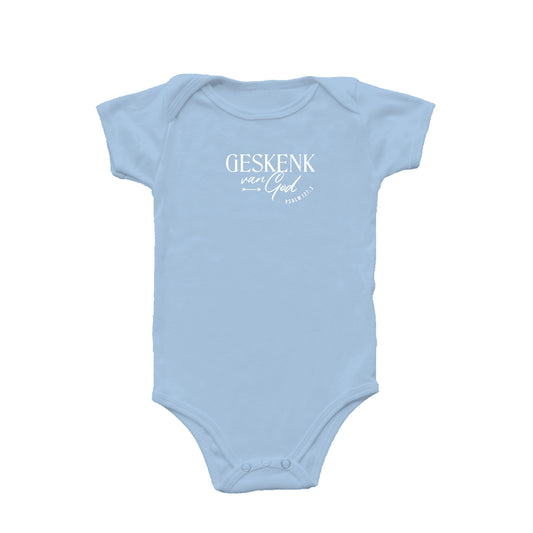 Geskenk van God- Christian Baby Onesie (Blue)