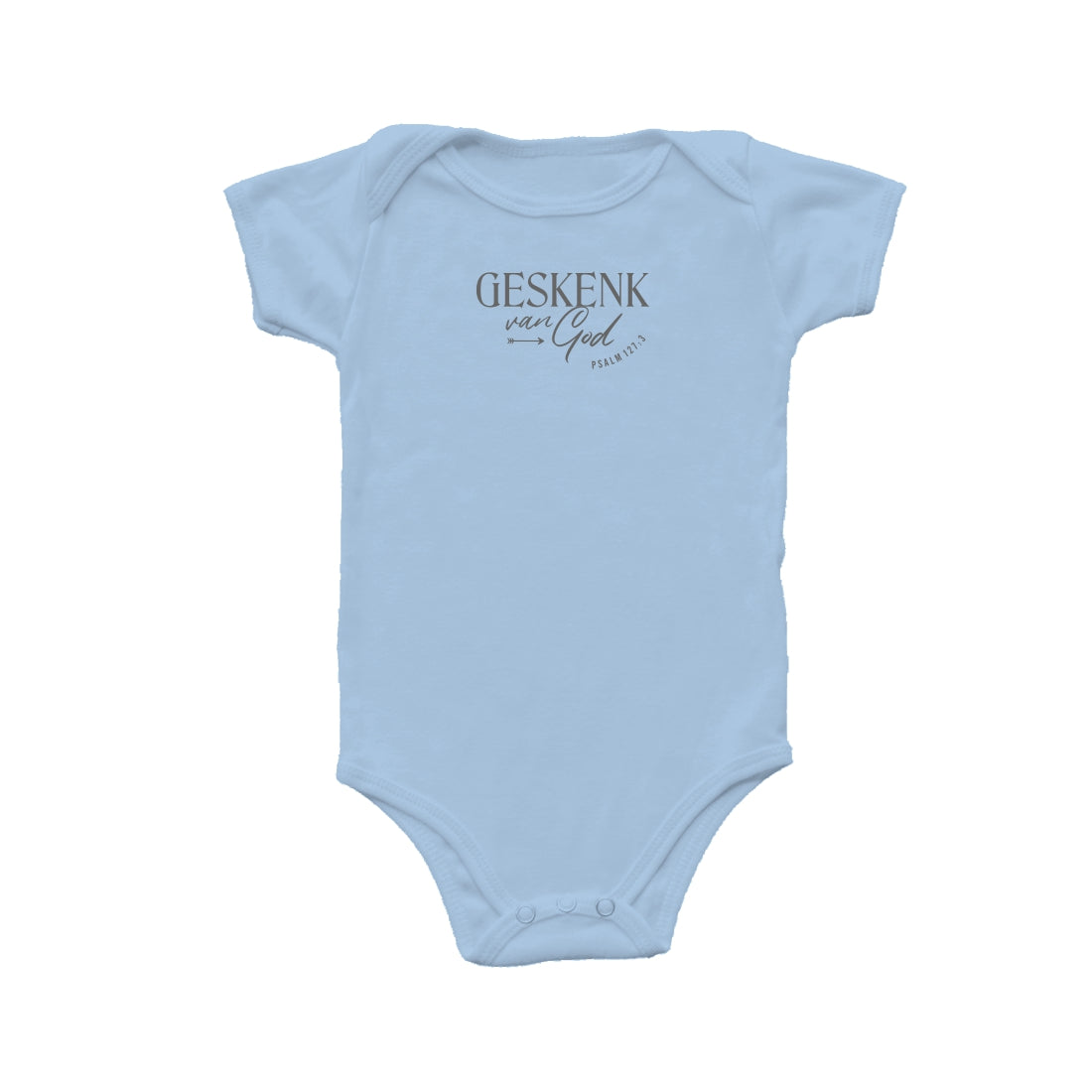 Geskenk van God- Christian Baby Onesie (Blue)