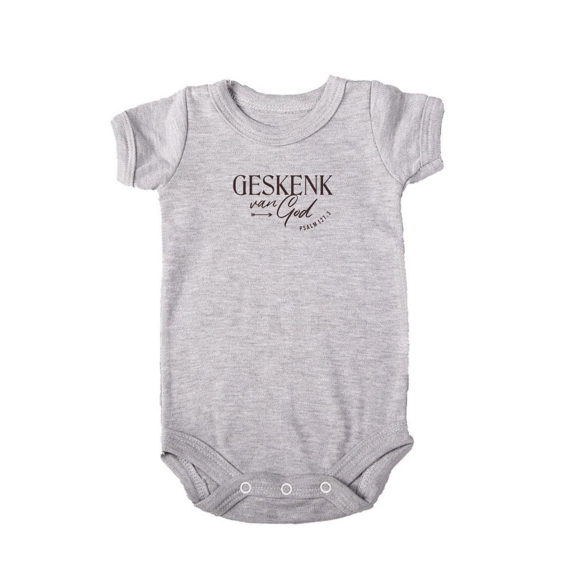 Geskenk -  Christian Onesie (Grey)