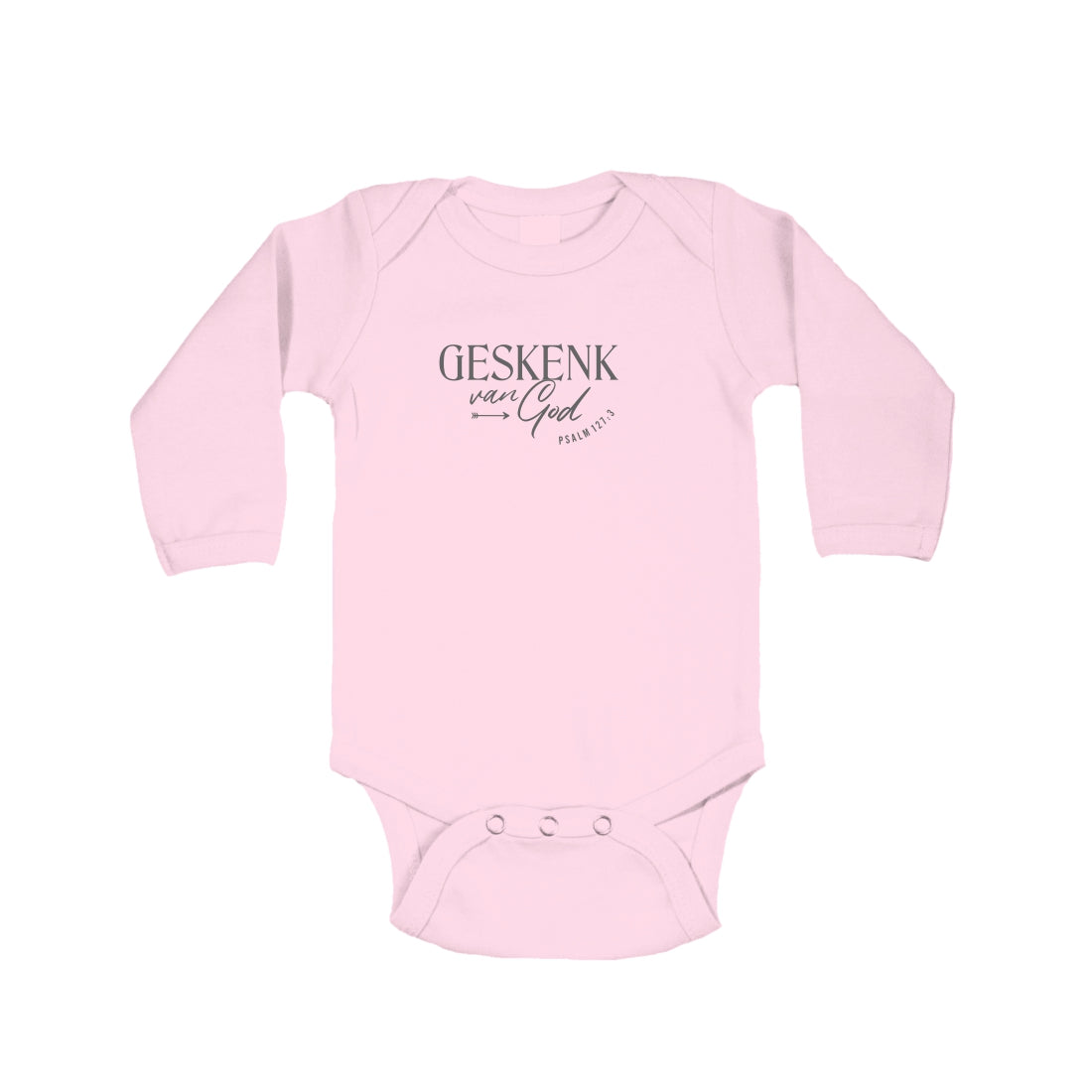 Geskenk - Christian Baby Onesie (Pink)