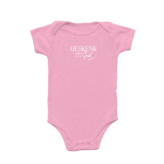 Geskenk - Christian Baby Onesie (Pink)