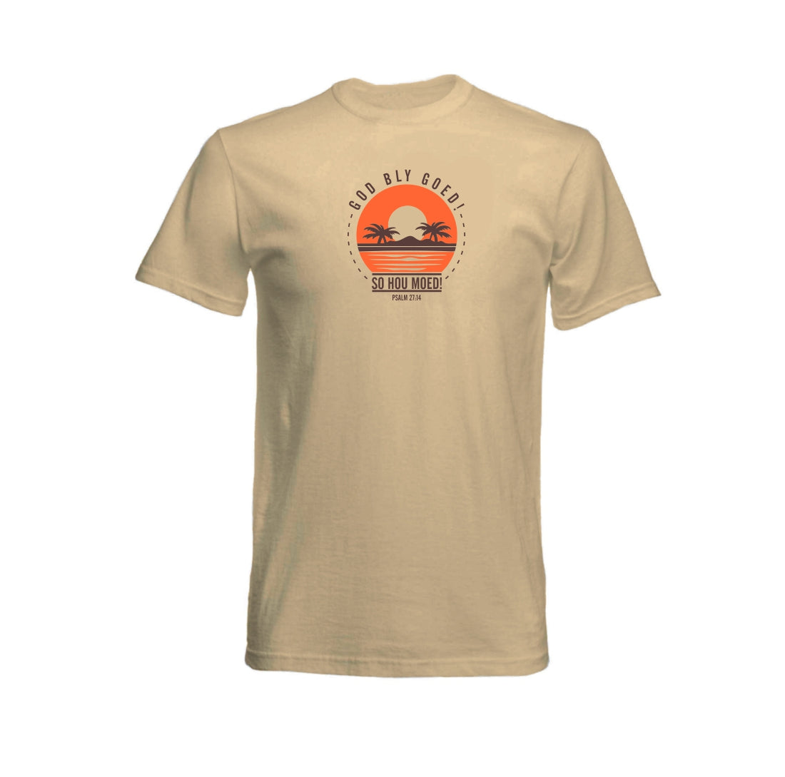 God Bly Goed - Premium Christian T shirt (Stone)