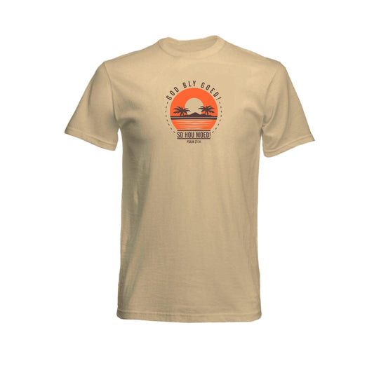 God Bly Goed - Premium Christian T shirt (Stone)