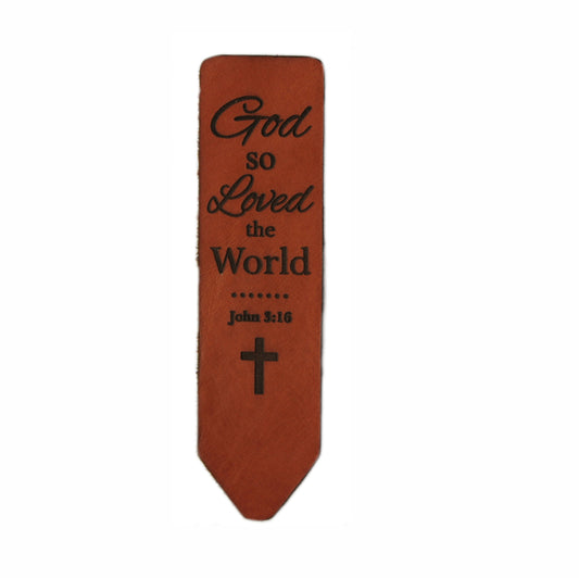 God so Loved the World - Christian Bookmarks