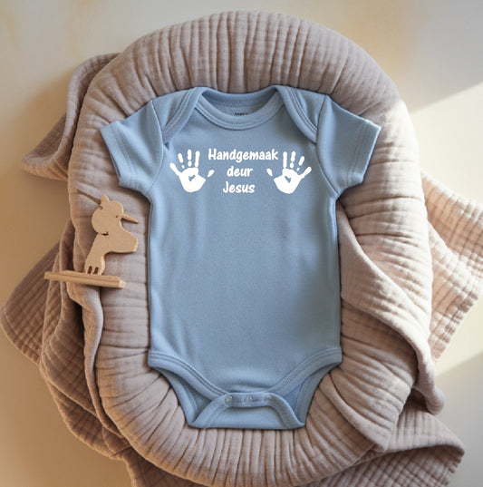 Handgemaak - Christian Baby Onesie (Blue)