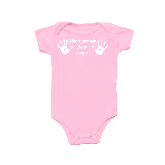 Handgemaak - Christian Baby Onesie (Pink)