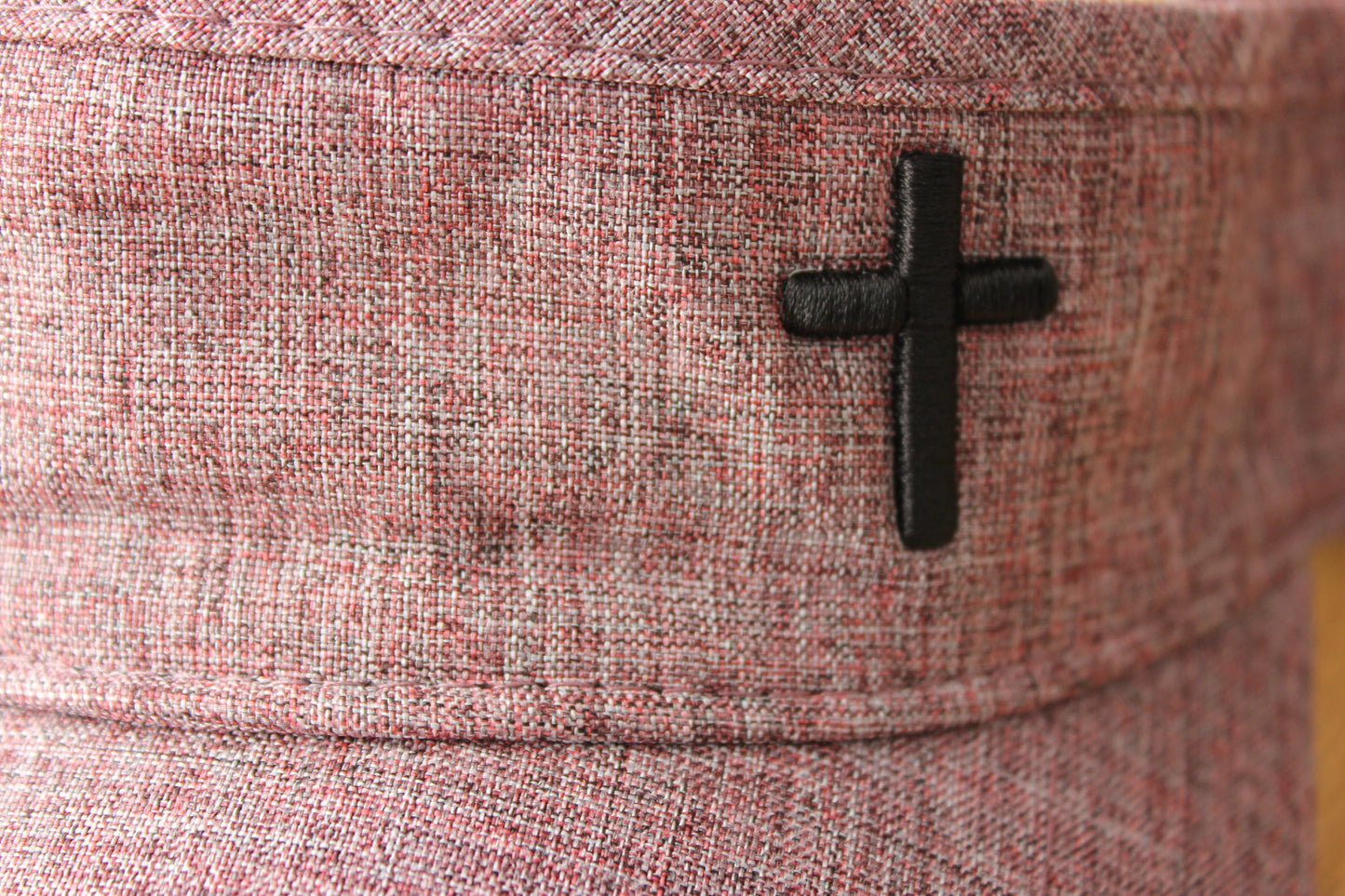 Cross - Christian Visor (Dusty Pink)