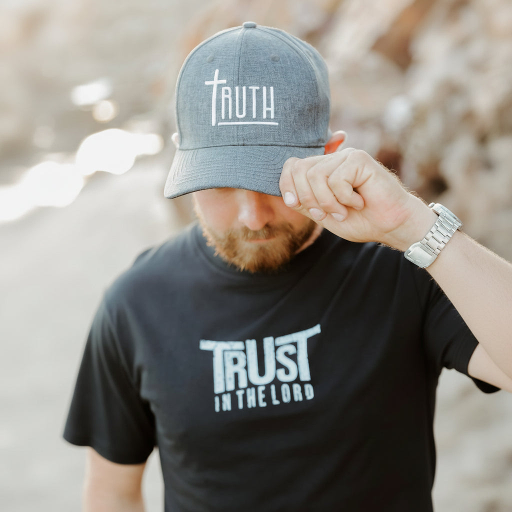 Truth - Christian Cap - (Charcoal Melange)