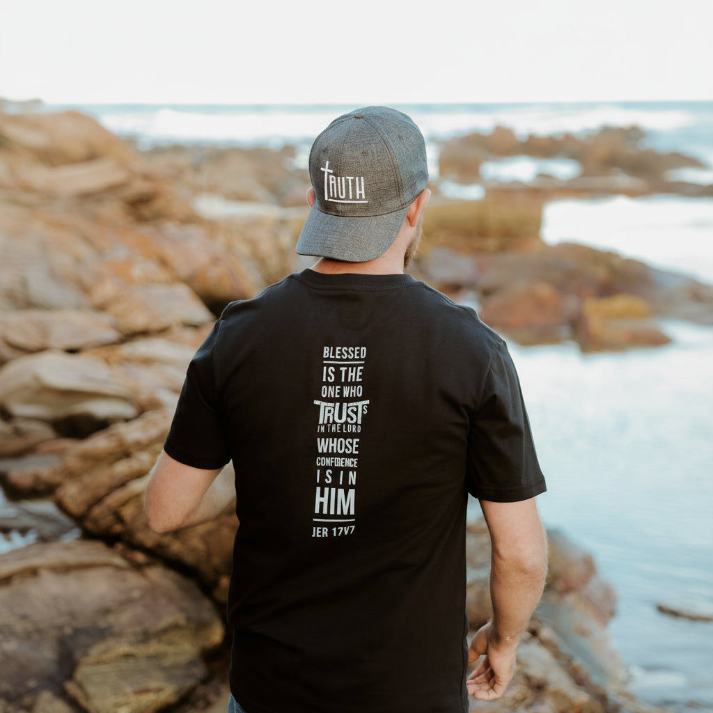 Truth - Christian Cap - (Charcoal Melange)