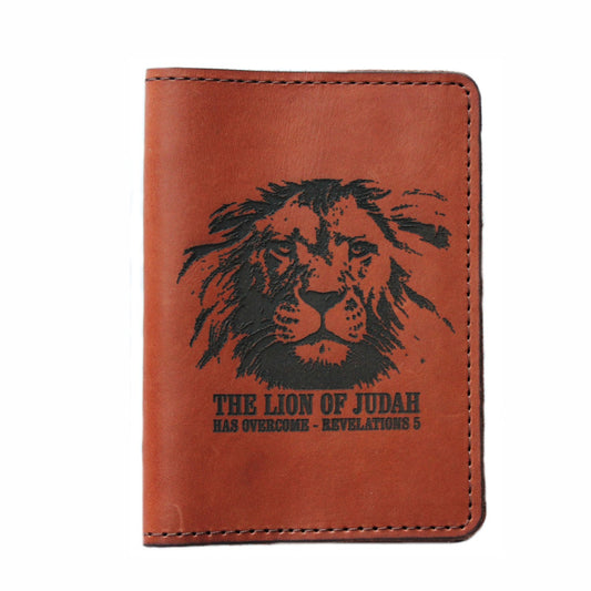 Lion of Judah - Christian notebook package (Genuine Leather)