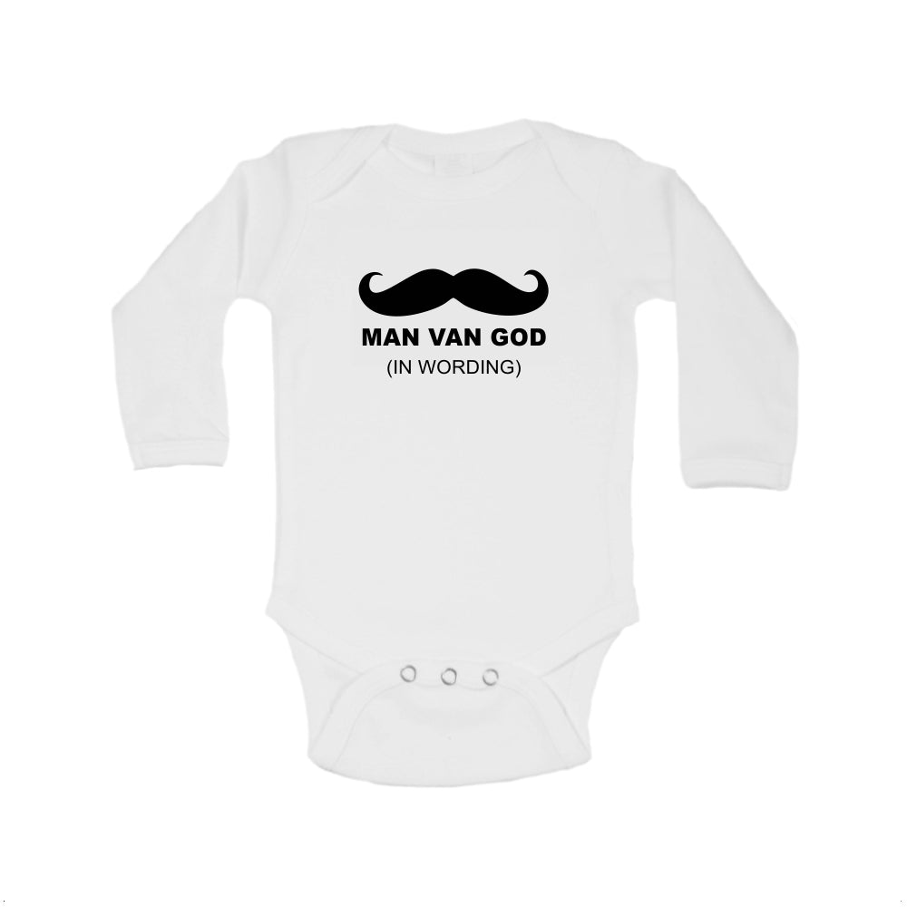 Man Van God - Christian Baby Onesie (White LS)