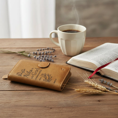 Niks_is_vir_God_-_Christian_Ladies_wallet_upright