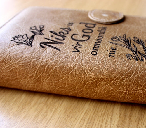 Niks is vir God onmoontlik nie - Christian ladies wallet