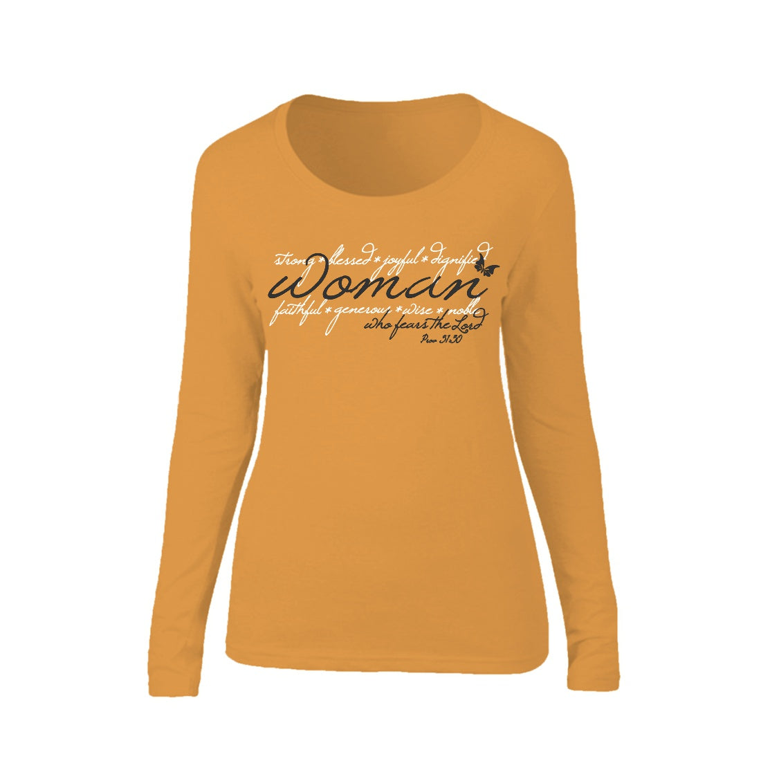Prov 31 - Christian Ladies Long Sleeve (Mustard)