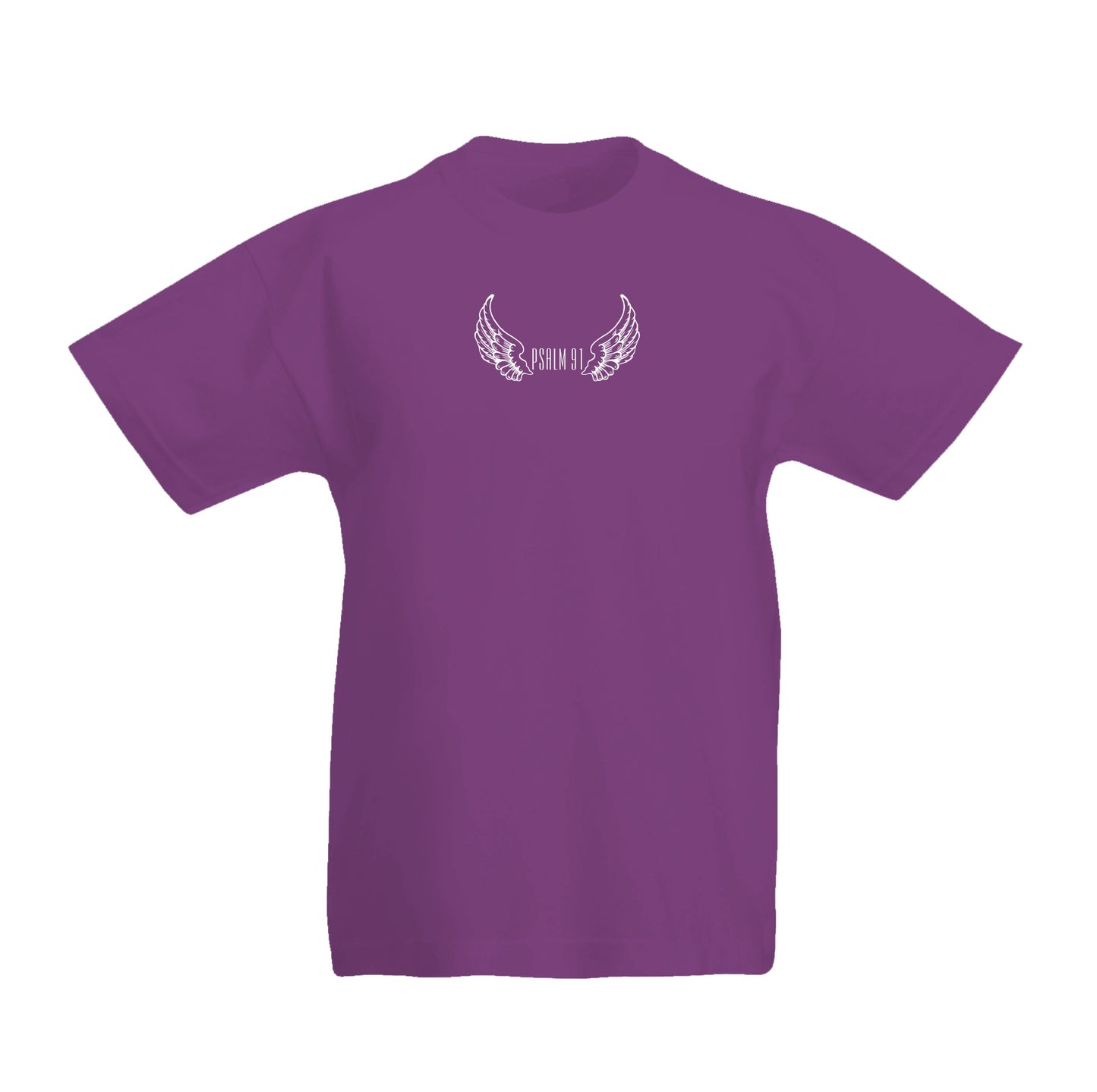 Psalm 91 – Afrikaans Christian Kids T (Purple)