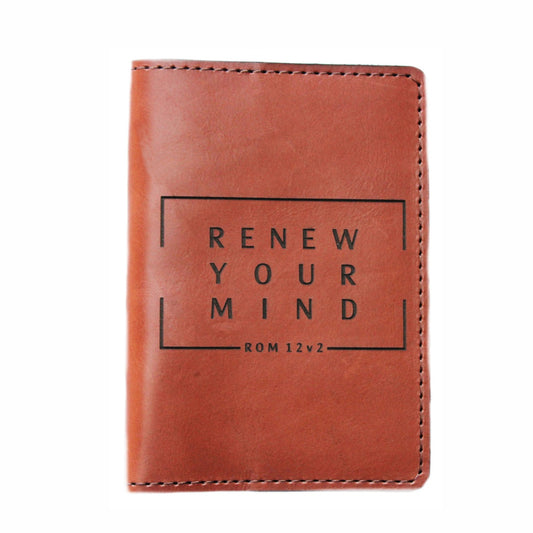 Renew your mind - Christian notebook package (Genuine Leather)