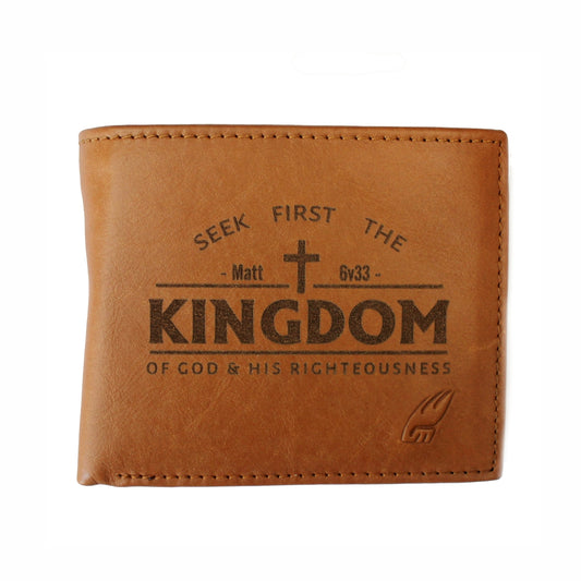 Seek First the Kingdom - Christian wallet (Classic Fold)