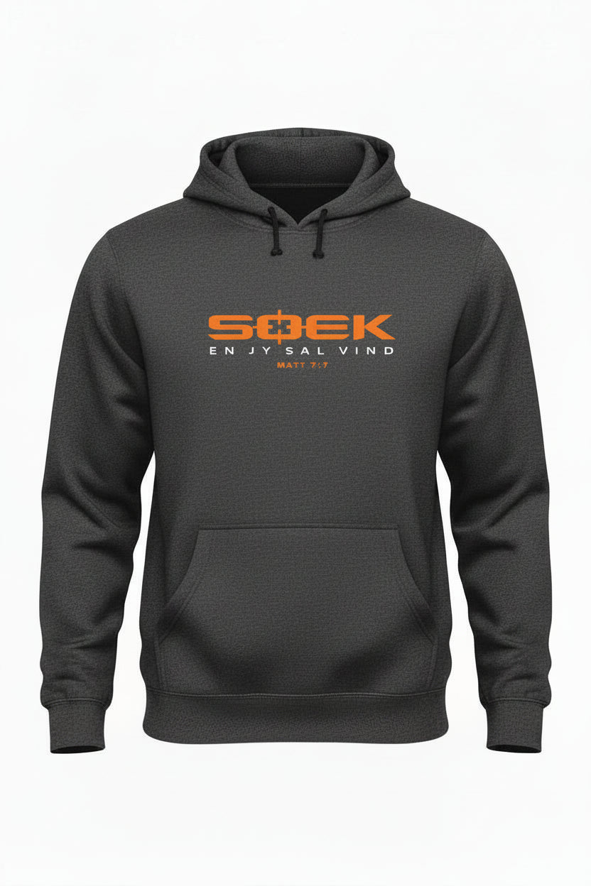 Soek en Jy sal Vind - Christian Hoodie (Charcoal)