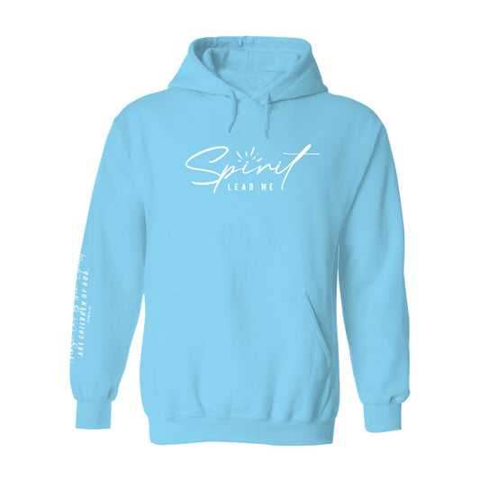 Spirit lead me- Christian Hoodie (Sky Blue)