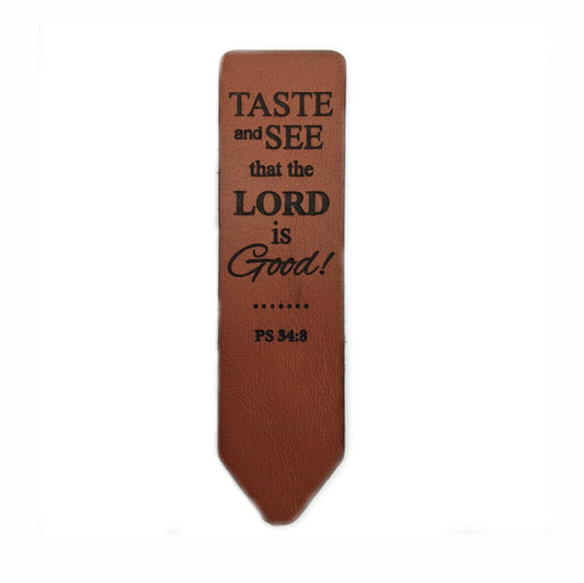 Taste and see that the Lord is good - Christian Bookmarks