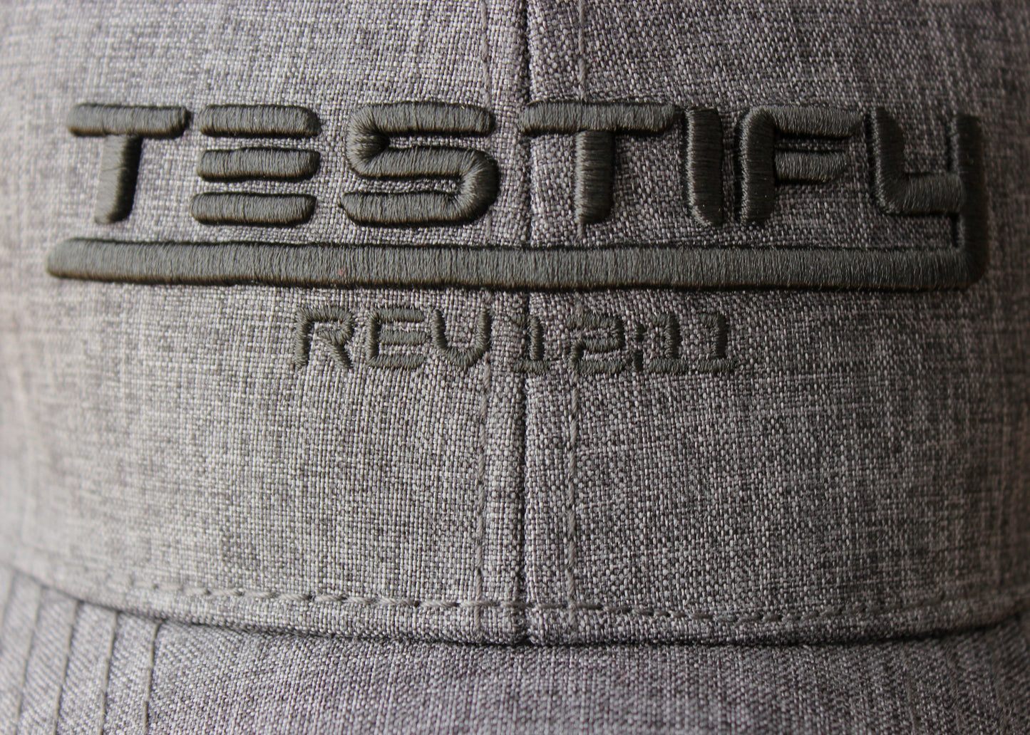 Testify - Christian Cap (Charcoal)