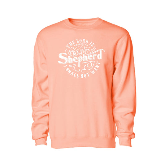 The Lord is my Shepherd - Christian Sweater (Peach)