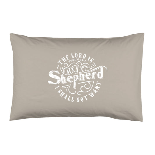 The Lord is my Shepherd - Christian Pillowcase (Turquoise)