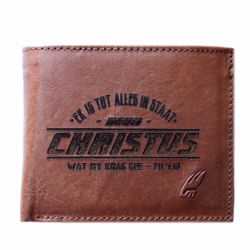 Tot alles in staat_Christian Leather Wallet-classic fold - South Africa ITG Clothing