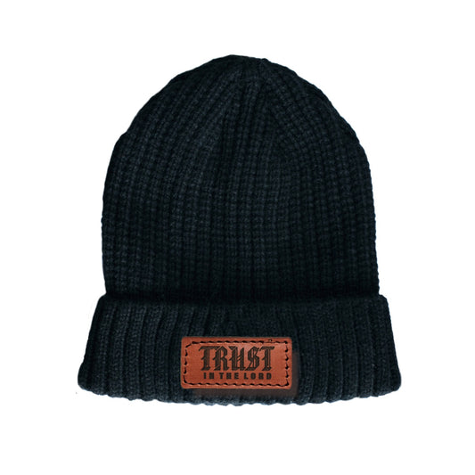 Trust  - Christian Beanie (Black)