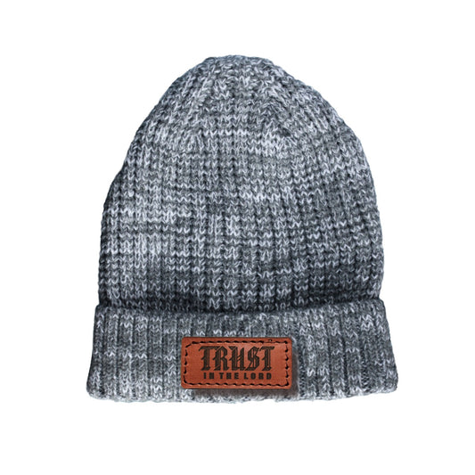 Trust  - Christian Beanie (Grey Melange)