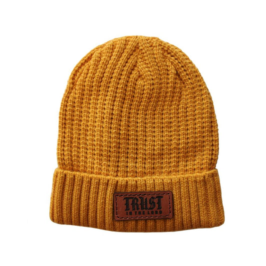 Mustard Trust Christian Beanie - ITG Clothing South Africa