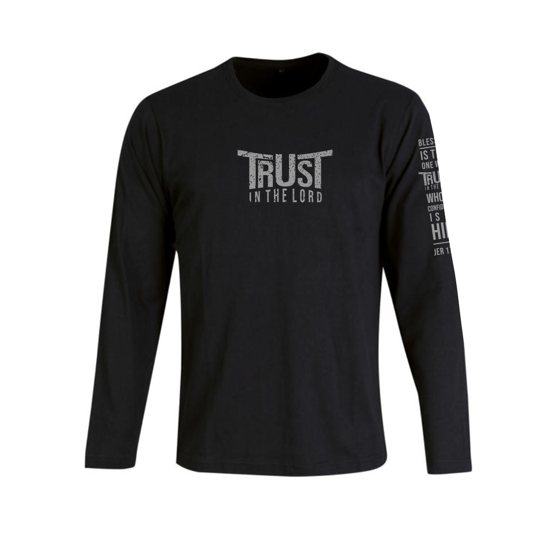 Trust in the Lord – Christian T shirt (Black)