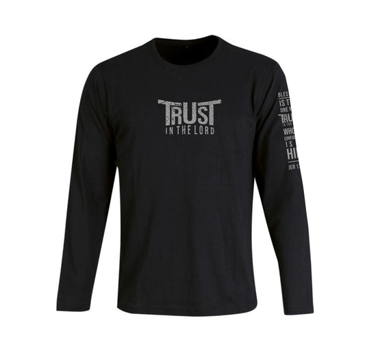 Trust in the Lord – Christian T shirt (Black)
