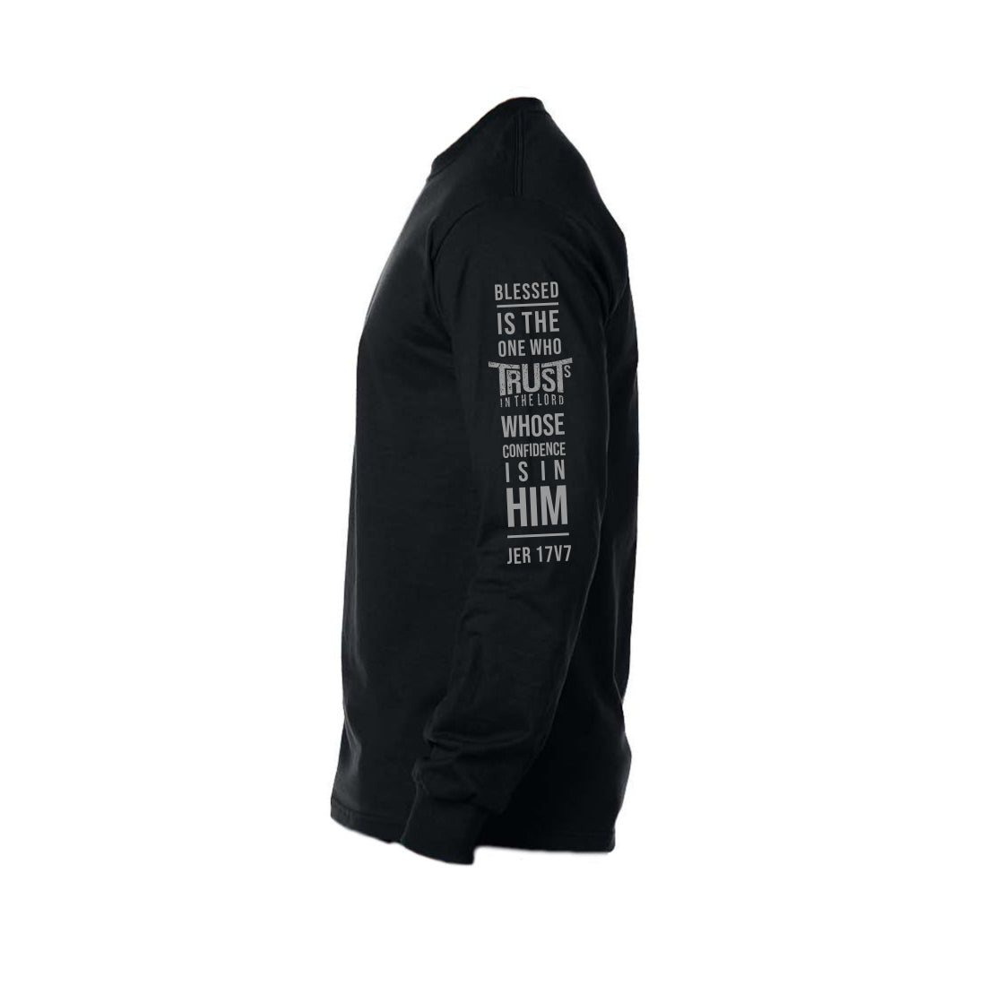 Trust in the Lord – Christian T shirt (Black)