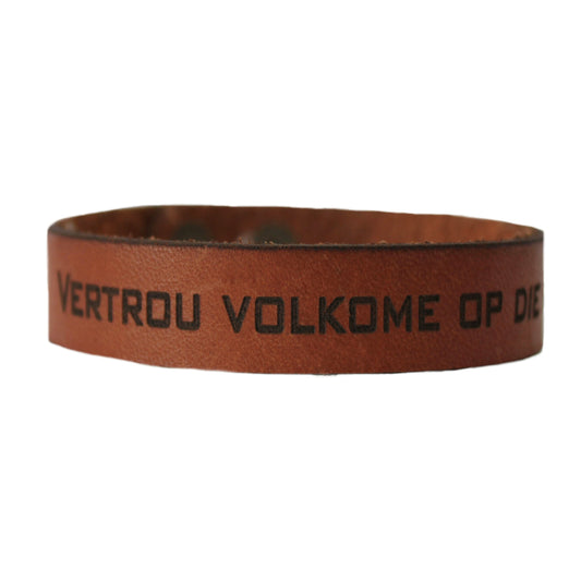 Vertrou Volkome-Christian Wristband- South Africa