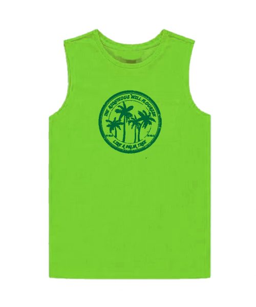 Palm Tree - Christian Kids Vest (Green)