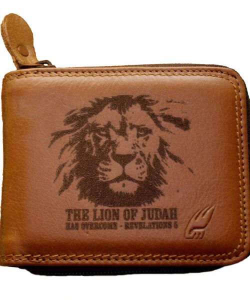 Lion of Judah Leather ITG wallet Zip around z