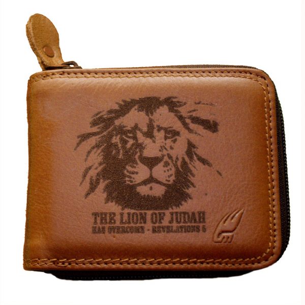 Lion of Judah Leather ITG wallet Zip around z