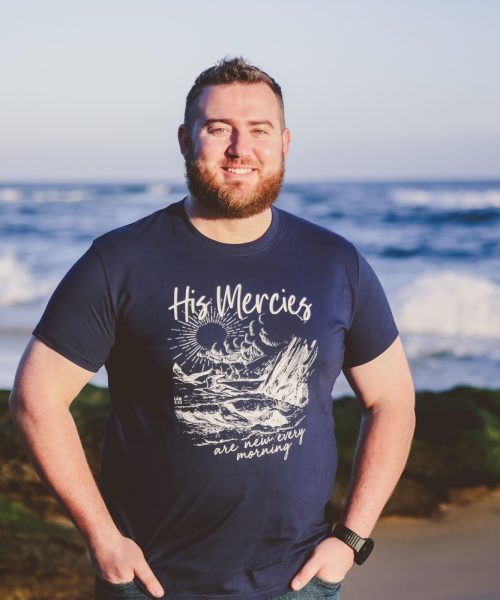 His Mercies - Christian Mens T shirt - South Africa - ITG Clothing