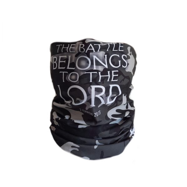 The Battle Belongs to the Lord - Christian Neck Gaiter - ITG Clothing