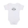 2023 Born for a time such as this - Christian Baby Onesie (White with mint SS)