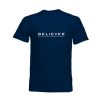 BELIEVER Christian t-shirt navy